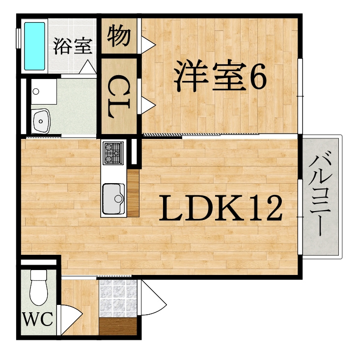 コージーコート八木Ｄの間取り