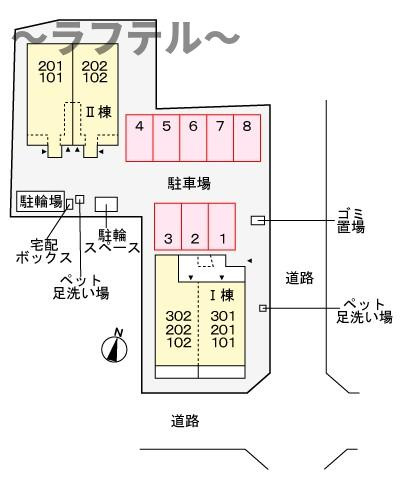 ノヴァ　エバー　ファーム　Ⅱの区画図
