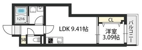 GRAND STEADY西田辺 の間取り
