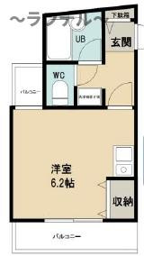 所沢市くすのき台１丁目の賃貸マンションの間取り