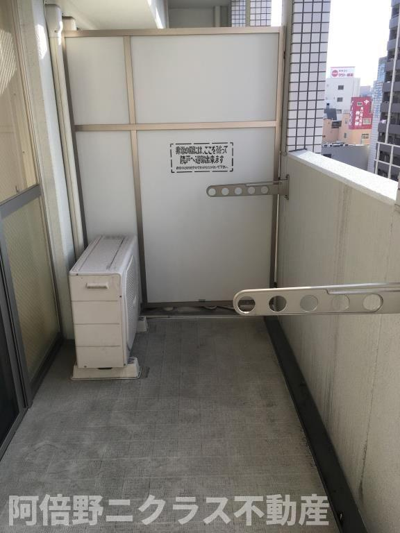 Ocean松屋町のバルコニー