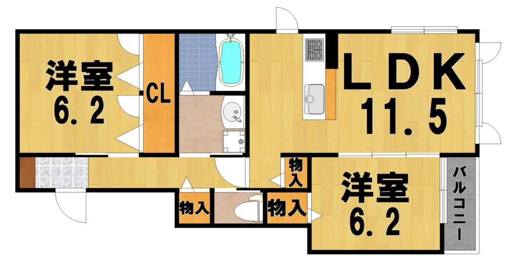アリスティオの間取り