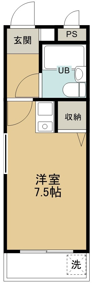煉瓦館6の間取り