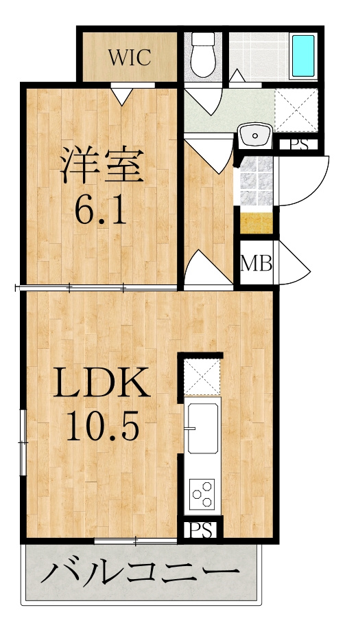 ラヴィエールⅡの間取り