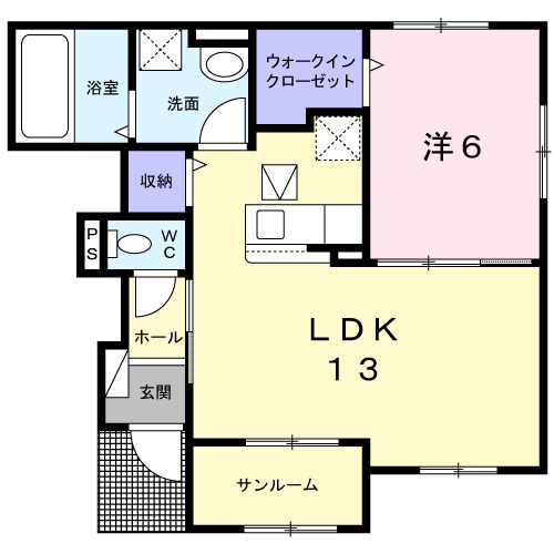 リアンⅡの間取り
