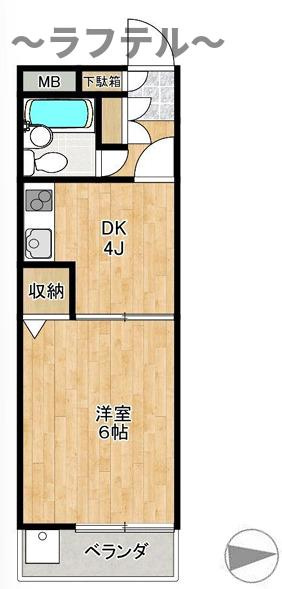 所沢市緑町３丁目の賃貸マンションの間取り