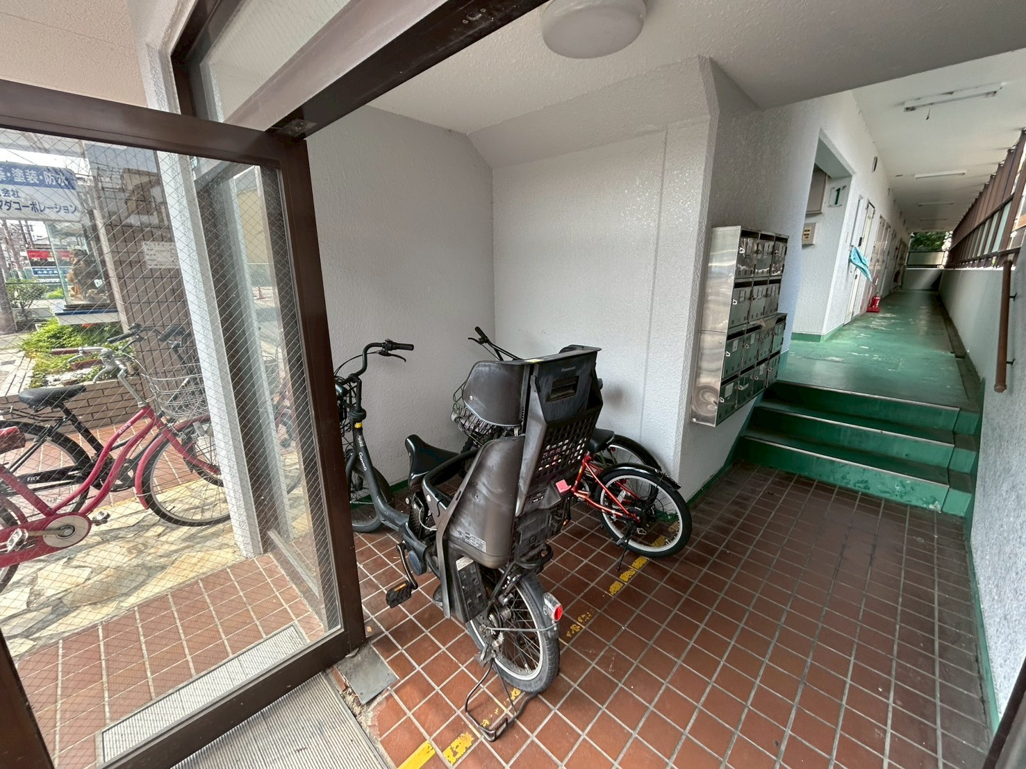 城戸マンションの駐車場