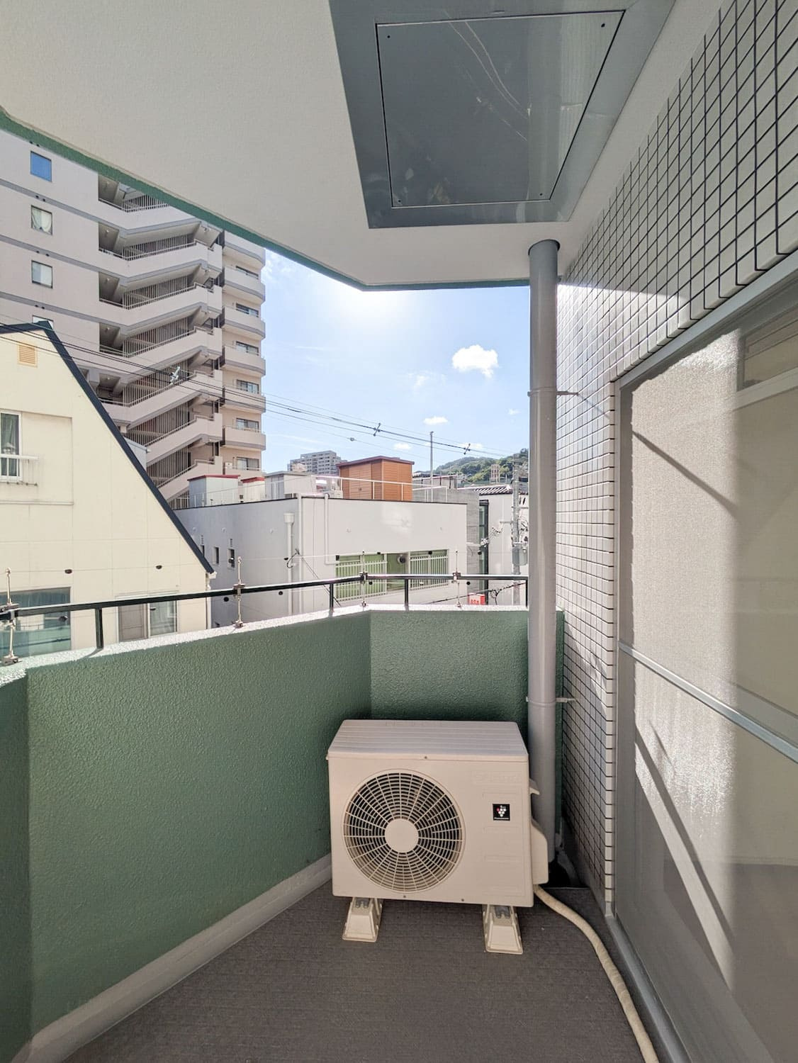 中山手セントポリアのバルコニー