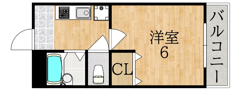 リッチヒル富雄の間取り