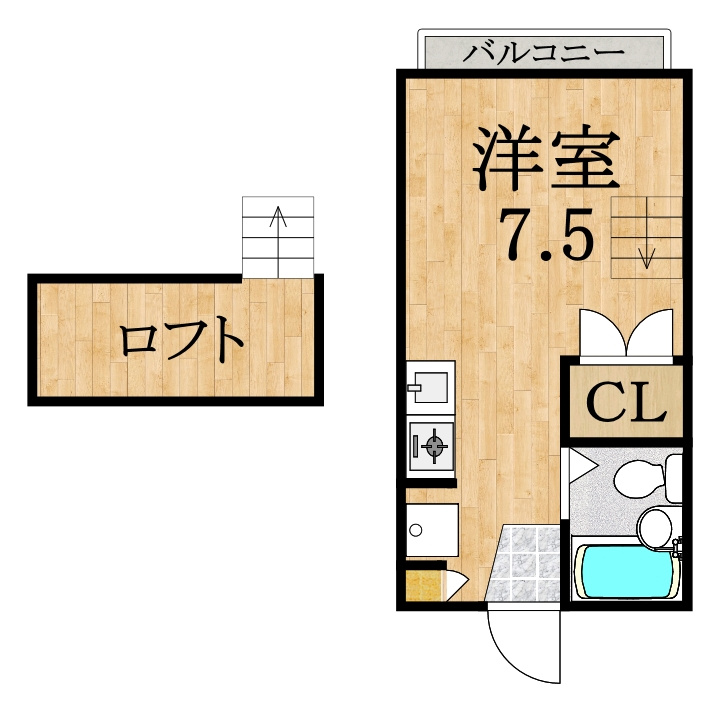 リボーン西菜畑の間取り