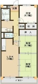 レジデンスウエストアロウ夕陽ヶ丘の間取り