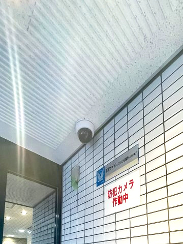 ニューブ神戸のセキュリティ|防犯カメラ