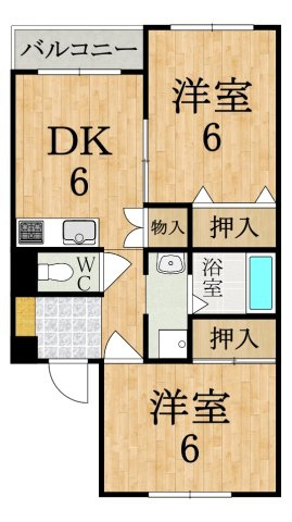 サンモールpartⅡの間取り