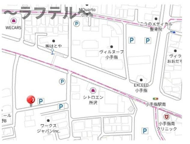 パルクレストC棟の地図