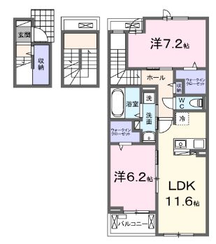 オリーブの間取り