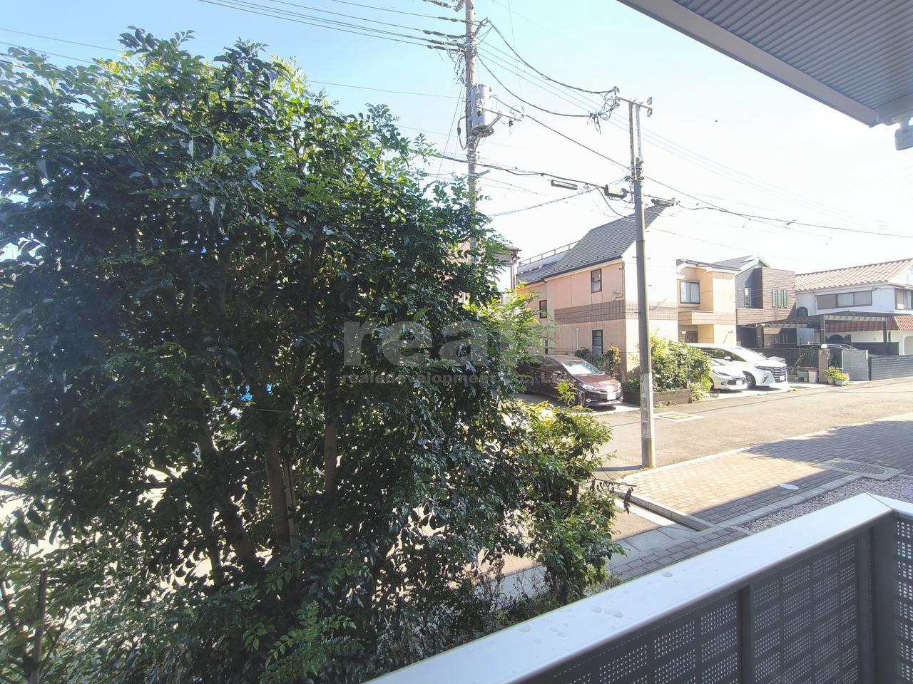調布市深大寺東町５丁目のアパートの展望
