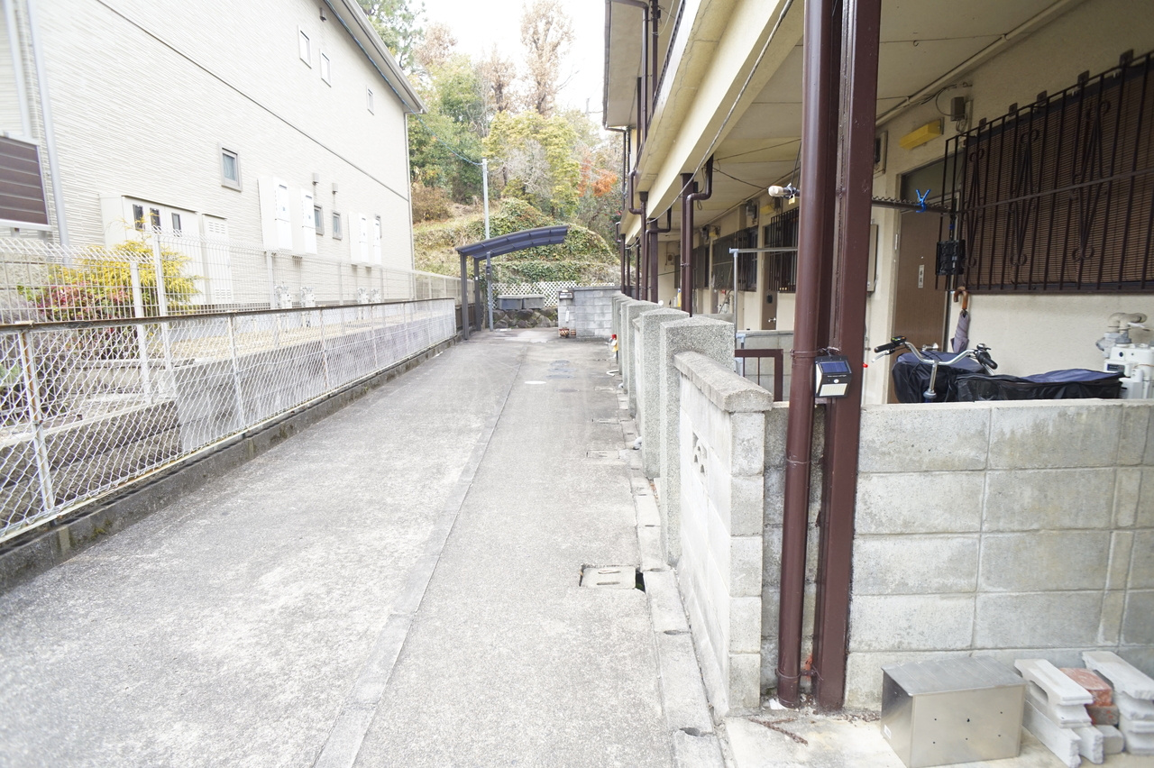 松ヶ丘羽衣園の駐車場