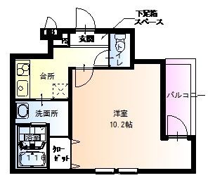フジパレス駒川中野Ⅱ番館 の間取り
