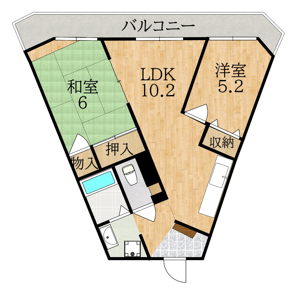 タワーアラモードの間取り
