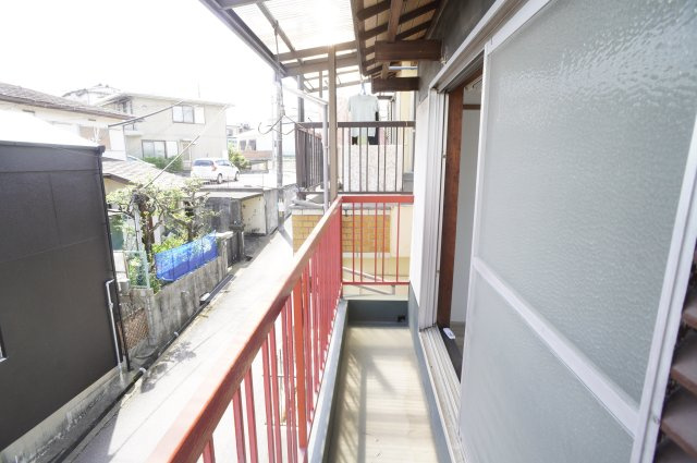 上牧町米山台戸建のバルコニー