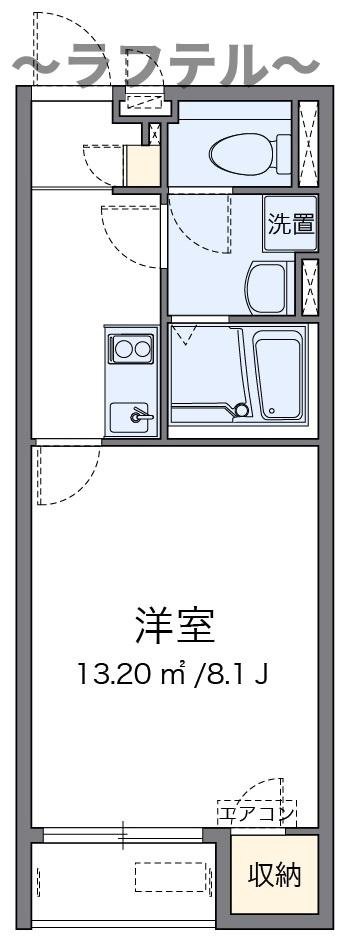 クレイノレインボー上竹Ⅱの間取り
