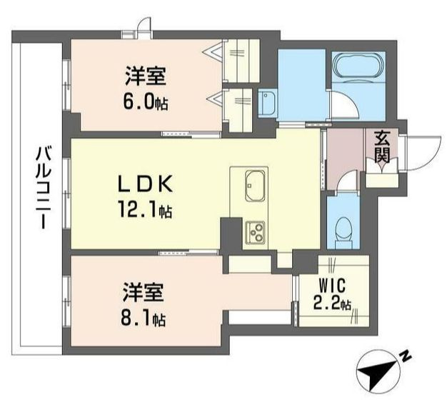 けやきテラスの間取り