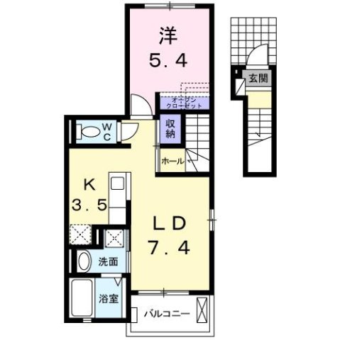 フェリチェートの間取り