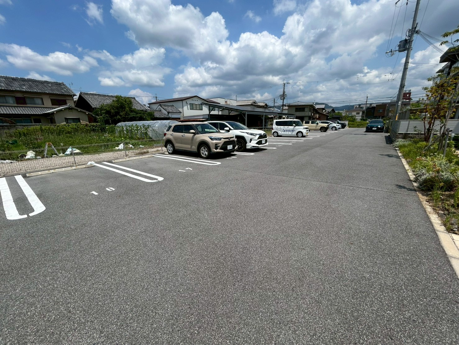 ベレオ小町の駐車場