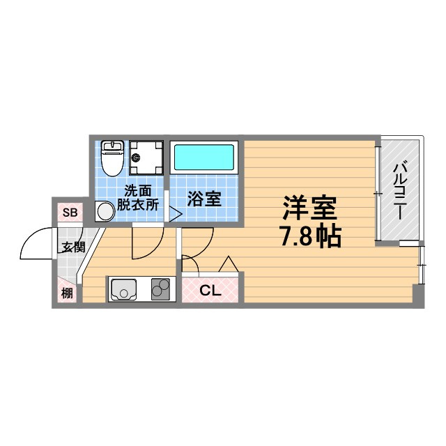 セレニテ甲子園Ⅰの間取り