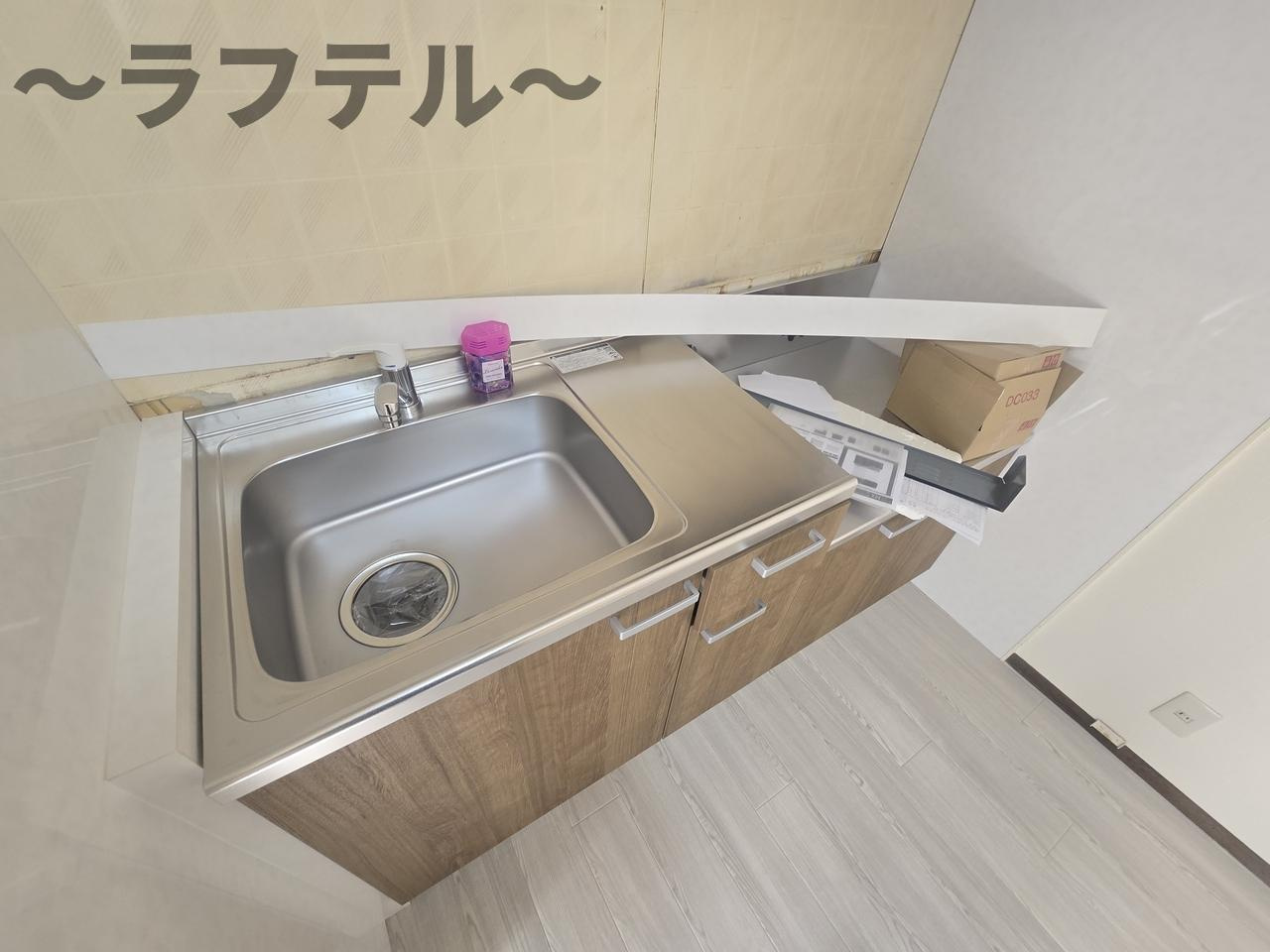 グランカーサA棟のキッチン