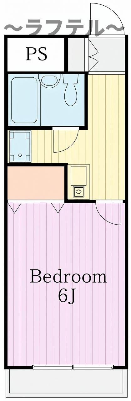 所沢市くすのき台２丁目の賃貸マンションの間取り