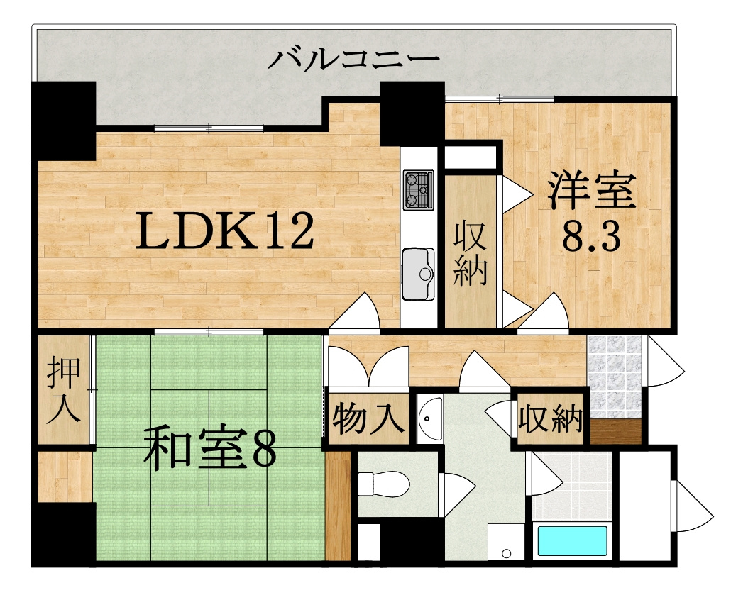 橿原レジデンシャルの間取り