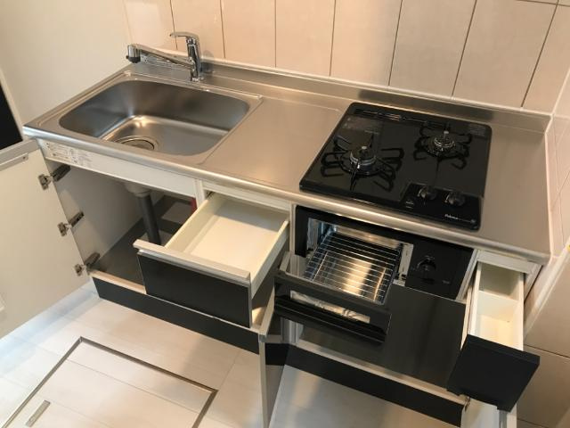田原本町三笠アパート新築工事のキッチン|キッチン（イメージ）