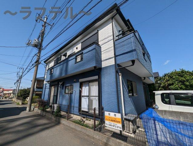 所沢市大字山口のアパートの外観