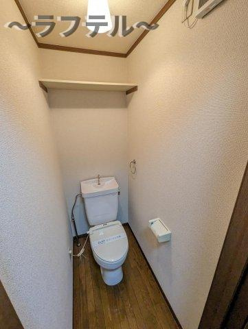 所沢市大字山口のアパートのトイレ