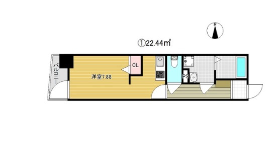 グランパシフィック玉出の間取り