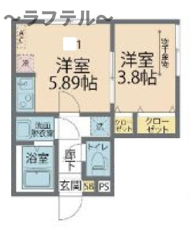 カインドネス狭山ヶ丘Northの間取り