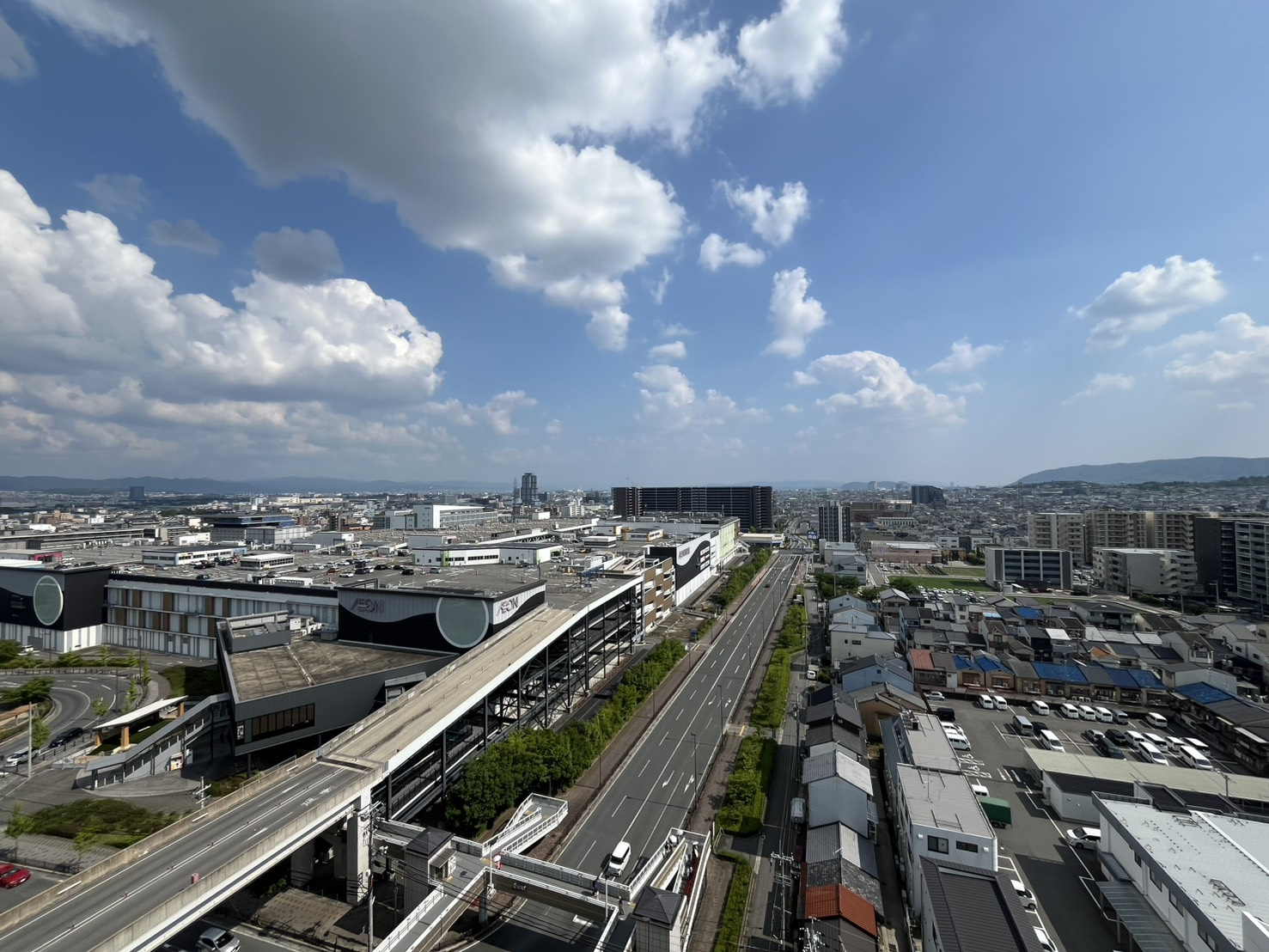 京都桂川つむぎの街マークスクエアの展望