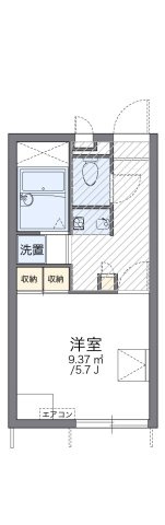レオパレス藤尾の間取り