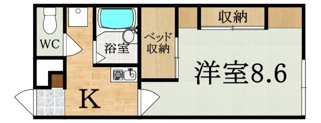 レオパレスＦｏｎｄ　Ｖｉｌｌａｇｅの間取り