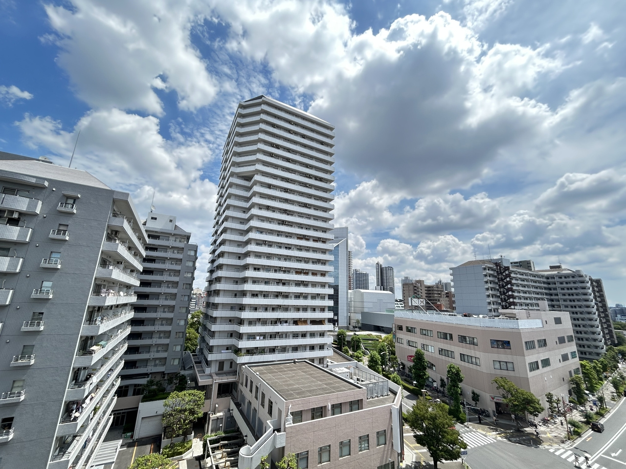 タケノヤハイツ錦町のバルコニー