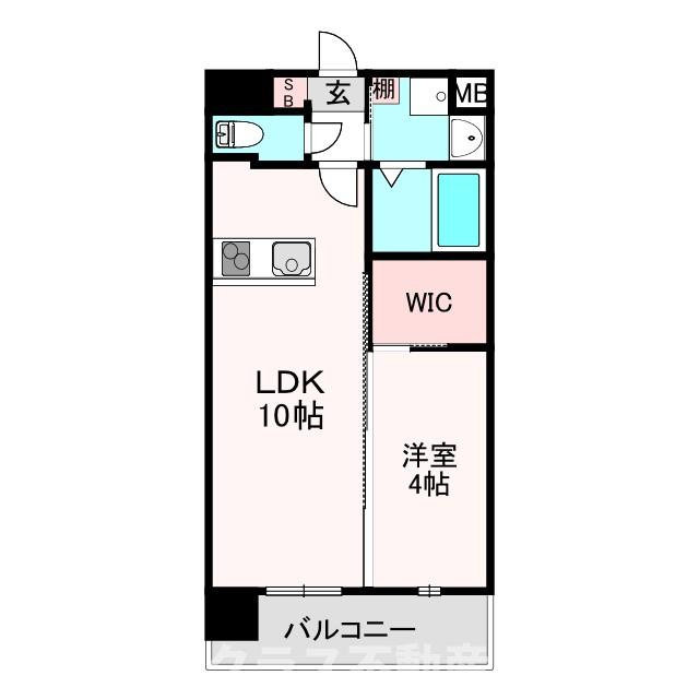 Miele昭和町の間取り