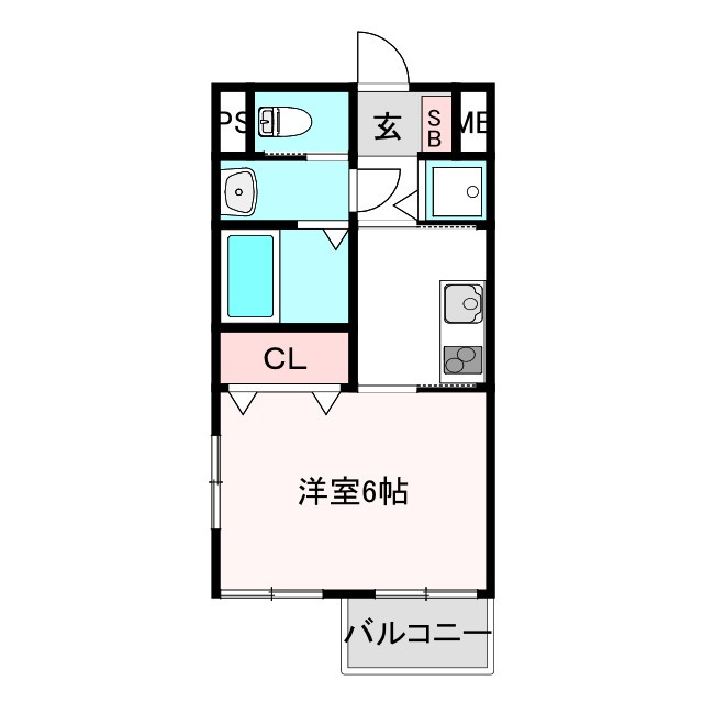美章園メゾン寿の間取り