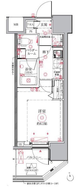 クレイシア川口の間取り