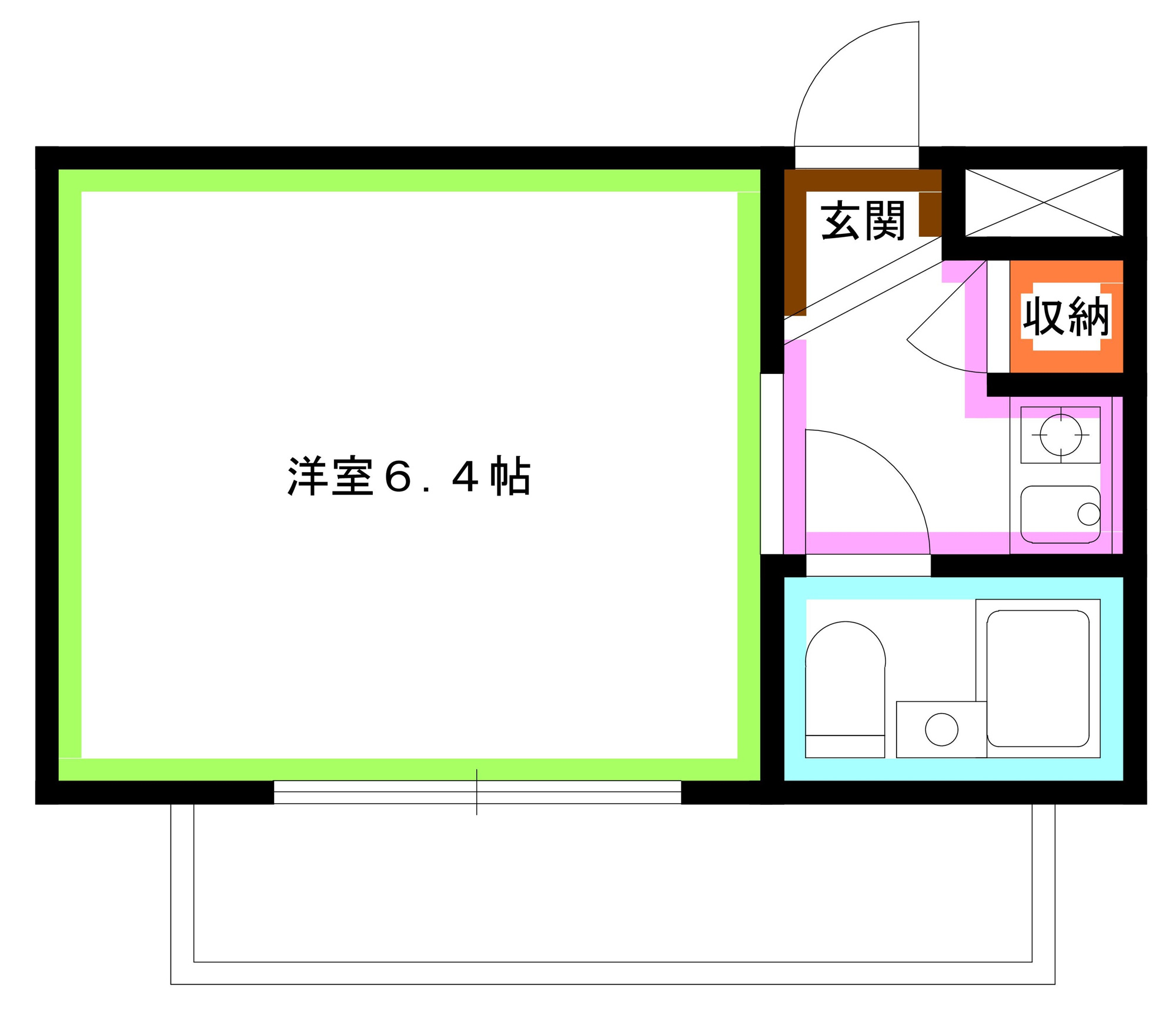 杉並区上荻４丁目の賃貸マンションの間取り
