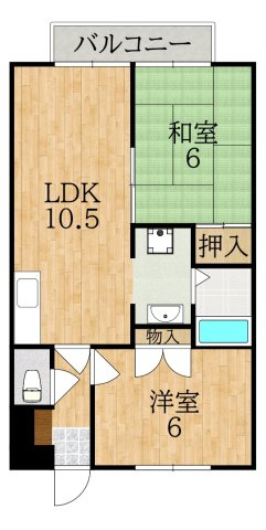 グリーンシャトレⅡの間取り