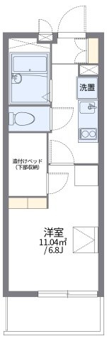 レオパレスプレジオの間取り