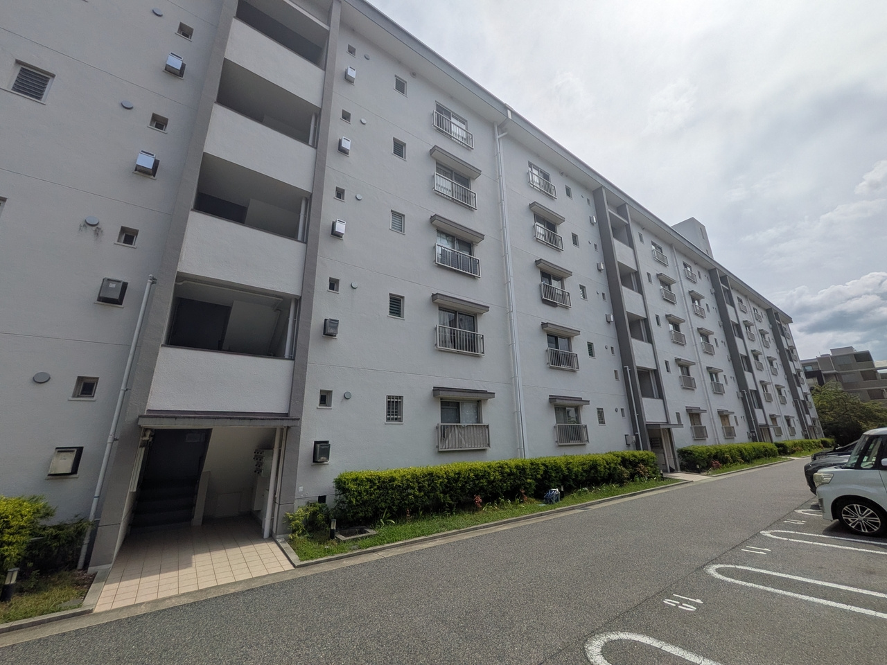 渦ヶ森コーポ10号館の外観