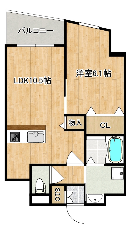 ＤｅＫａｌｂ（デカルブ）の間取り