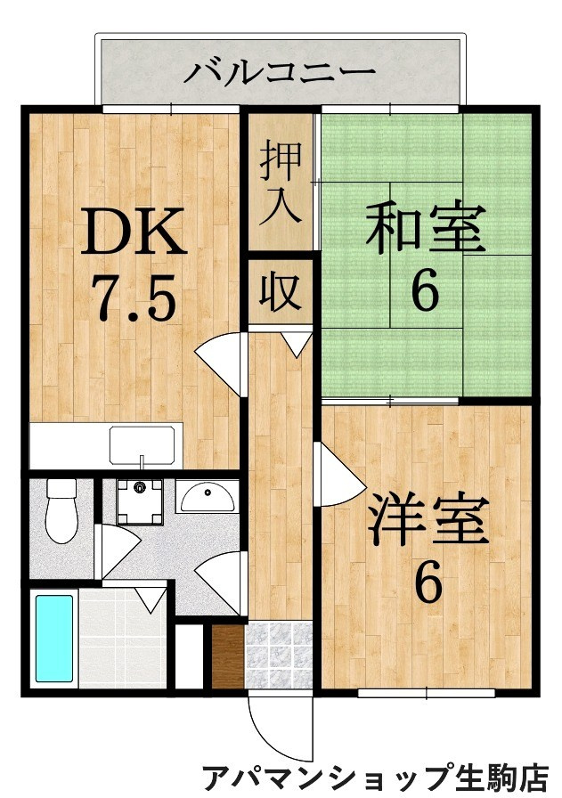 ビヨンドエミネンスＡ棟の間取り